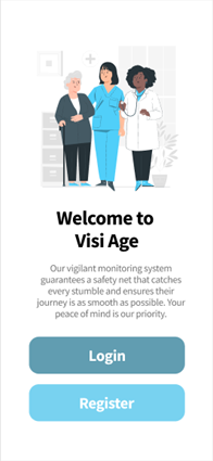 Visi Age login page